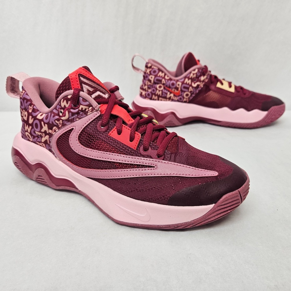 Nike Giannis Immortality 3 Basketball Shoes DZ7533-600 Noble Red Womens Size 7